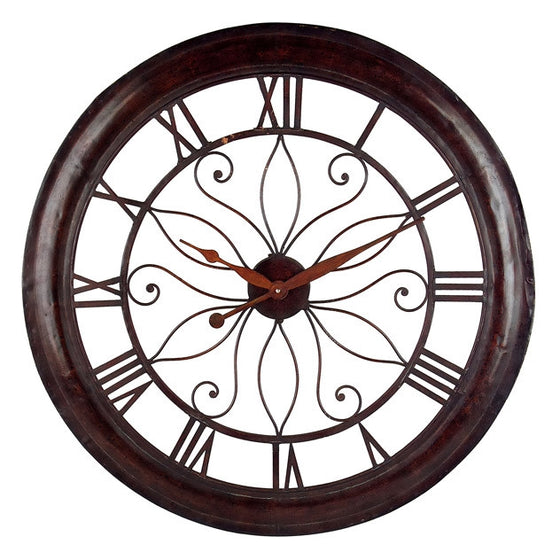 Elegant Metal Wall Clock - Premier Home & Gifts