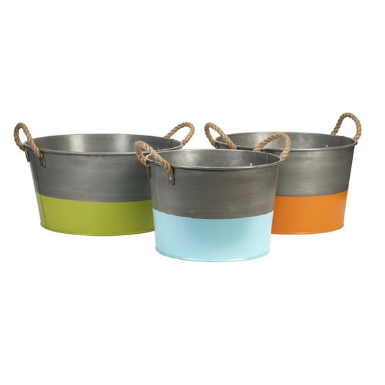 Chelsey Round Tubs ~ Set of 3