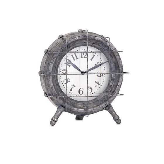 Grid Metal Clock