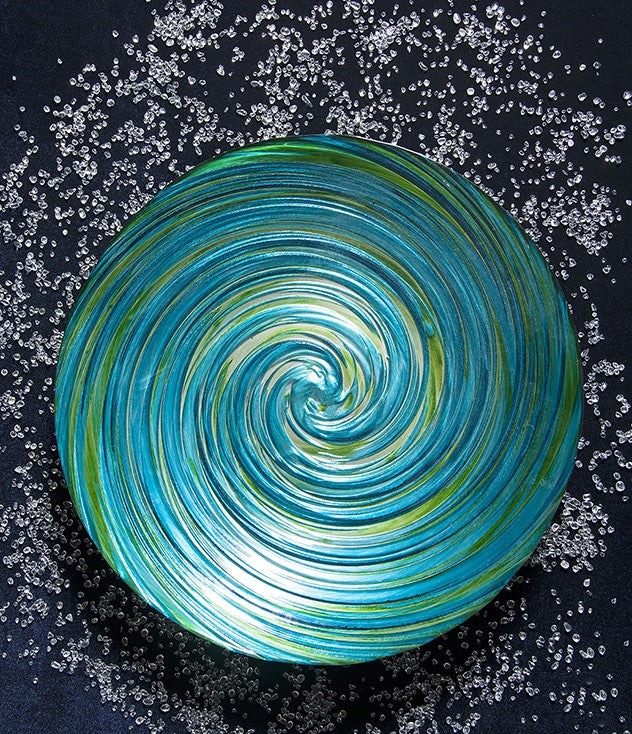 Coastal Swirl Decorative Glass Bowl - Premier Home & Gifts