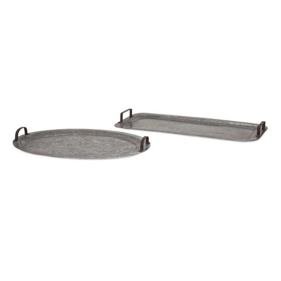 Niko Galvanized Decorative Trays