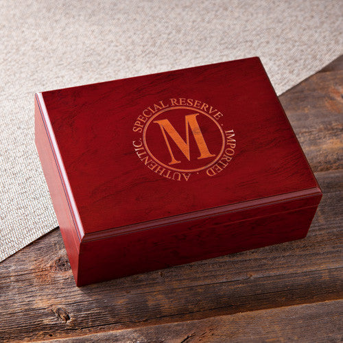 Laser Engraved Humidor