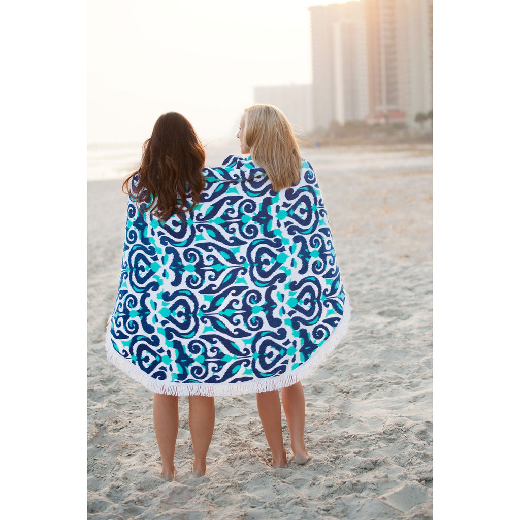 Luna Lagoon Round Beach Towel - Monogrammed Gifts