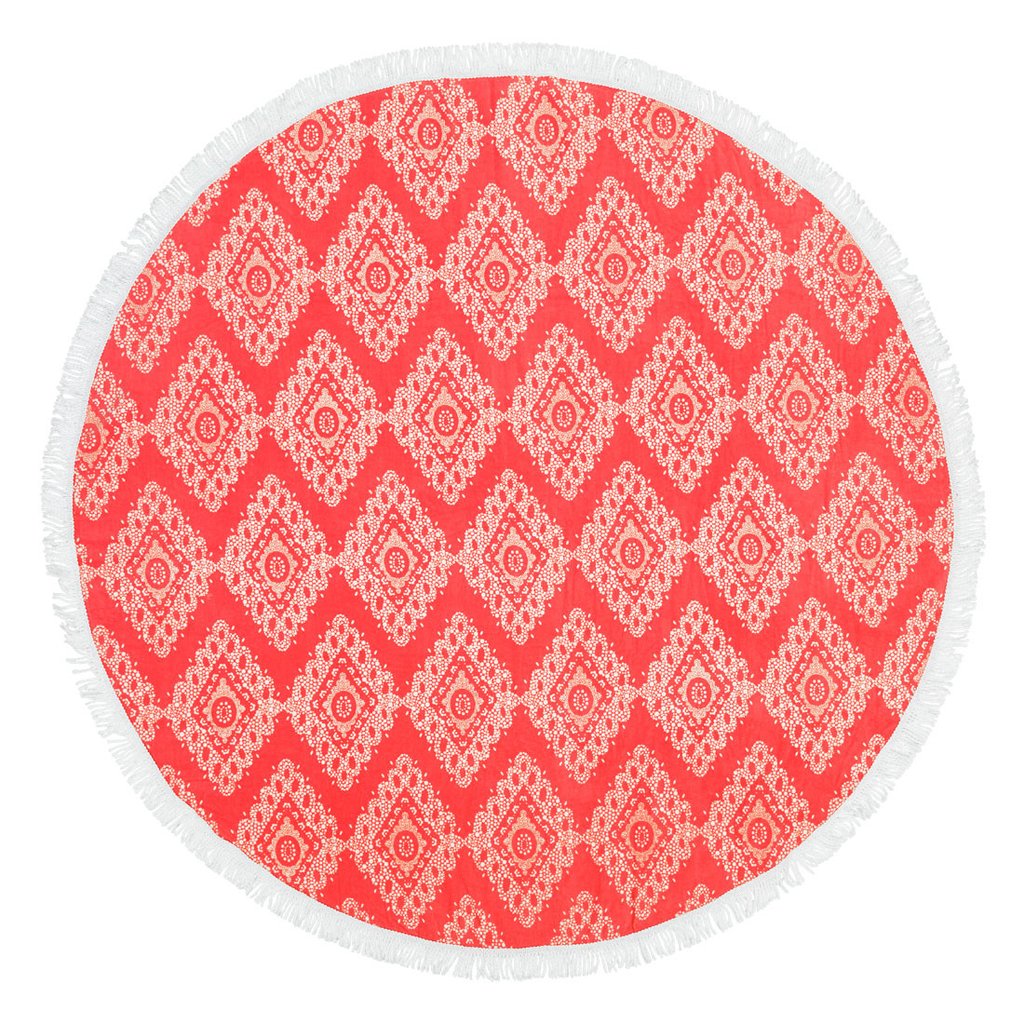 Coral Cove Round Beach Towel - Beach Gifts