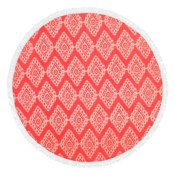Coral Cove Round Beach Towel - Beach Gifts