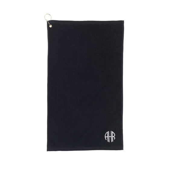 Golf Towel Personalized - Black | Premier Home & Gifts