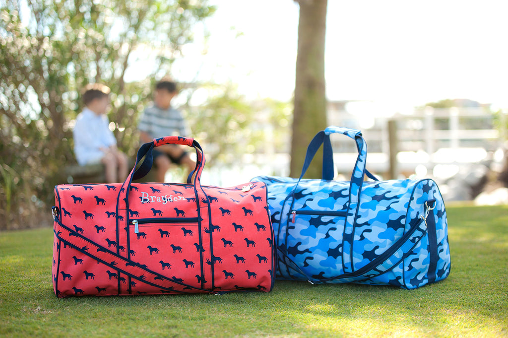 Blue Camo Duffel Bag - Kids Gifts - Monogrammed Gifts