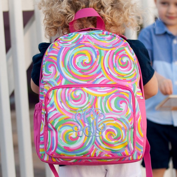 Swirls Preschool Backpack Personalized Backpacks