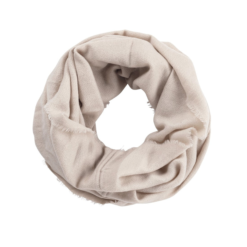 Infinity Scarf Monogrammed - Creme