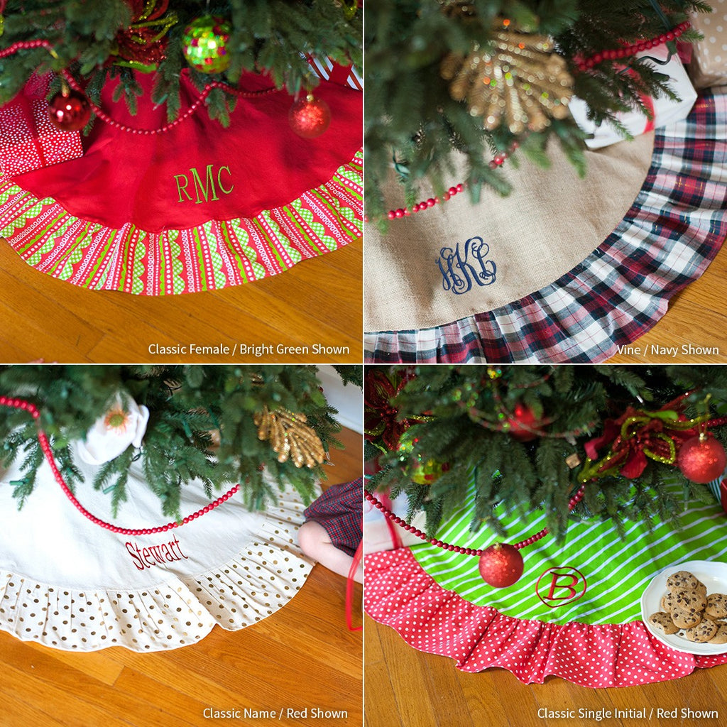 Christmas Tree Skirt - Merry Design - Premier Home & Gifts