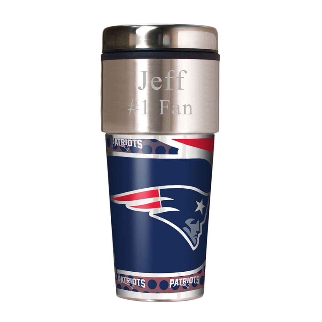 NFL Travel Tumbler ~ Engraved - New England Patriots