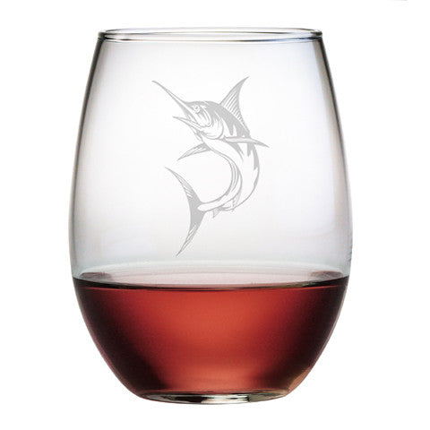Marlin Stemless Wine Glasses