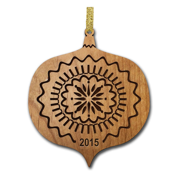 Holiday Joy Wood Ornament