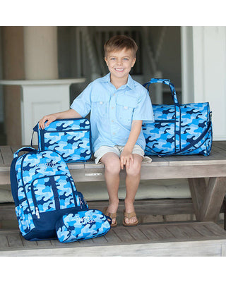 Blue Camo Duffel Bag - Kids Gifts - Monogrammed Gifts