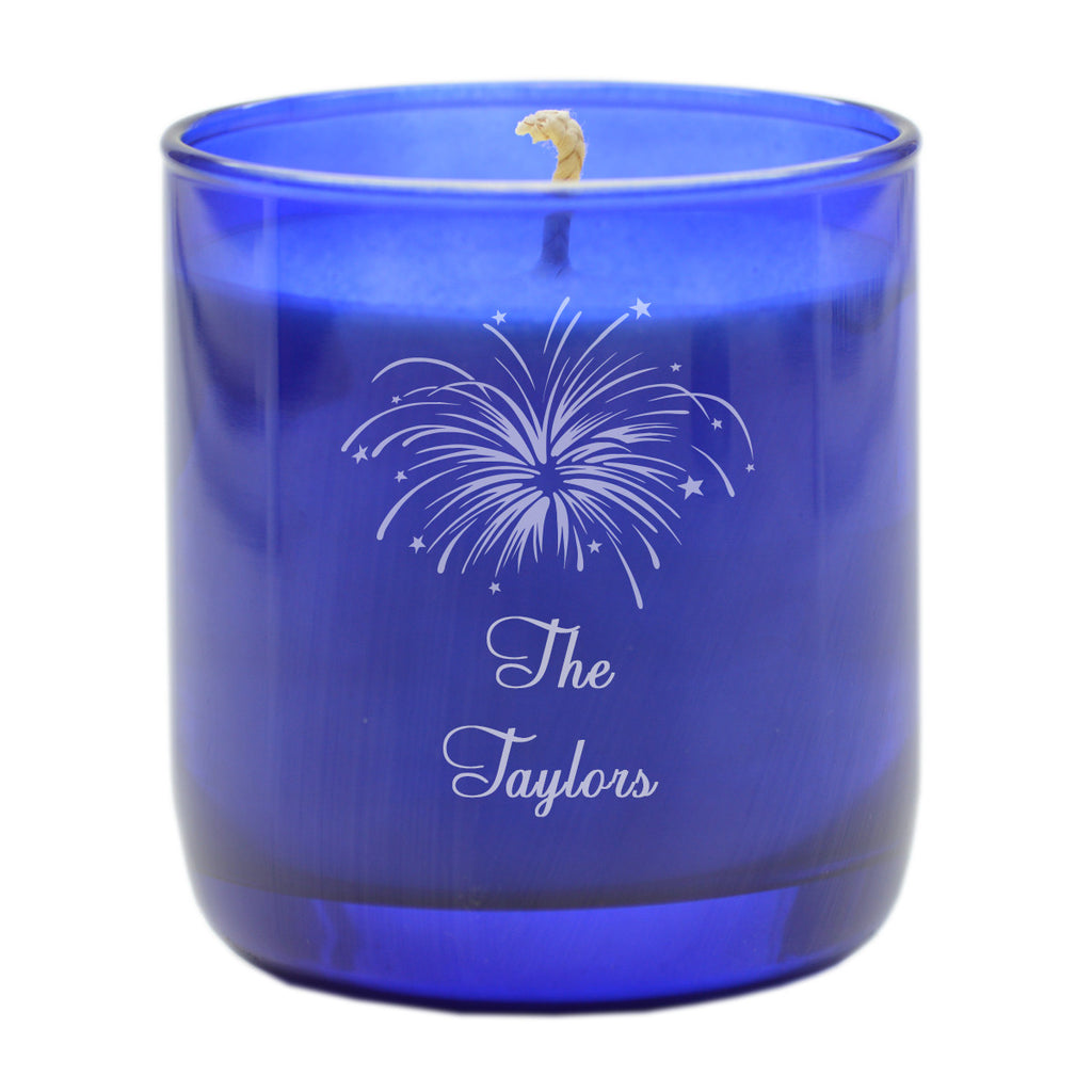Fireworks Aromatherapy Scented Candle - Personalized