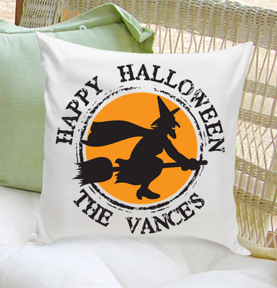 Happy Halloween Throw Pillow