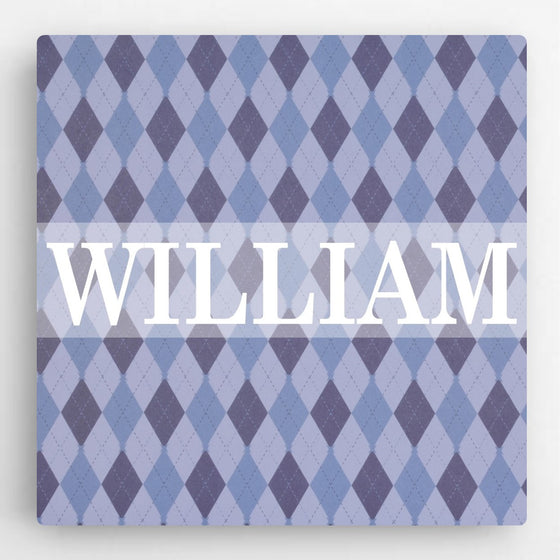 Blue Diamond Canvas - Personalized