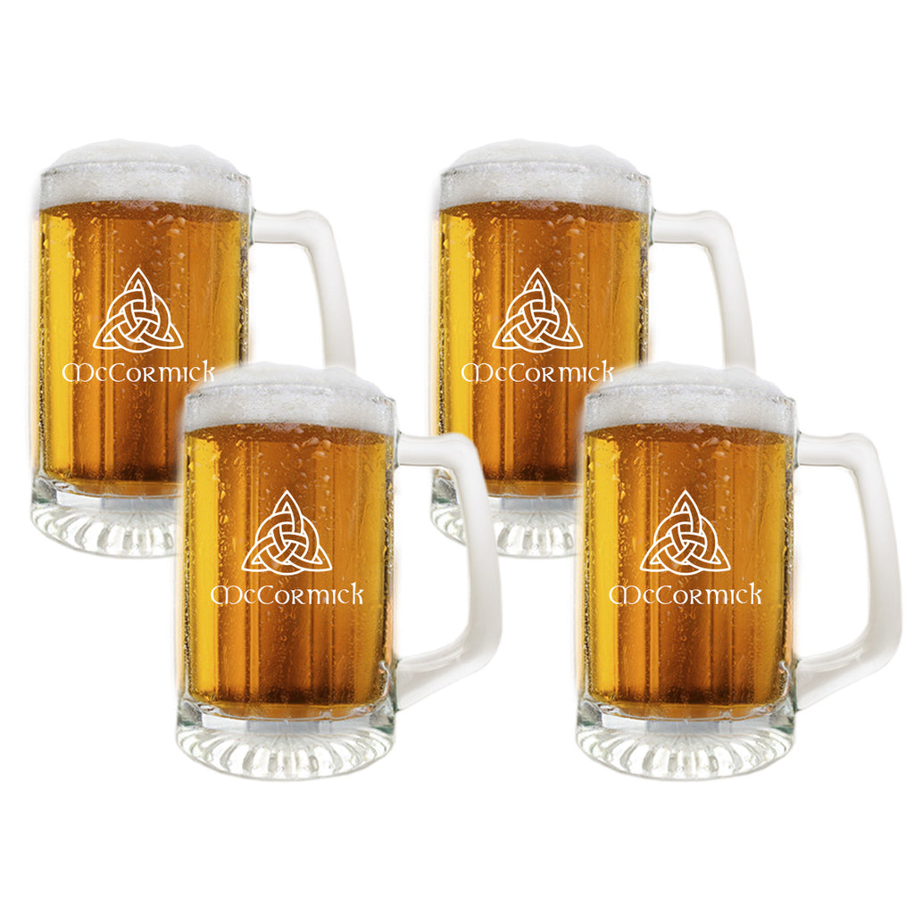 Celtic Knot Sports Mug Beer Glasses ~ Personalized