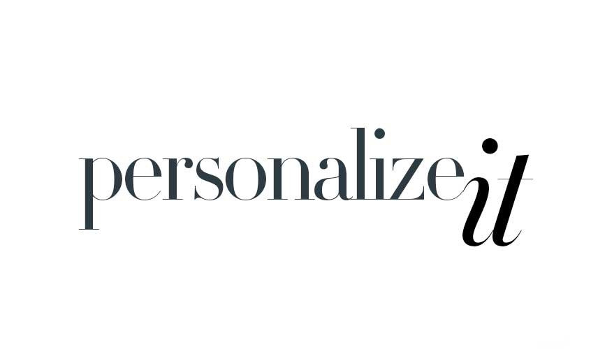 Personalize It