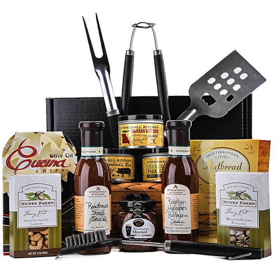 Grill Master Deluxe Gift Basket - Gift Baskets for Him