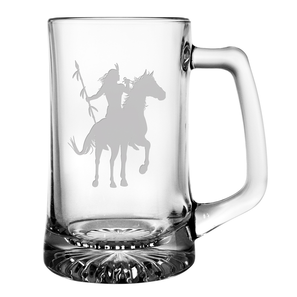 Proud Warrior Beer Mugs - Set of 4 | Premier Home & Gifts