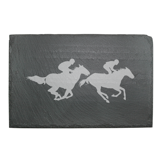 Racehorses Slate Cheese Board