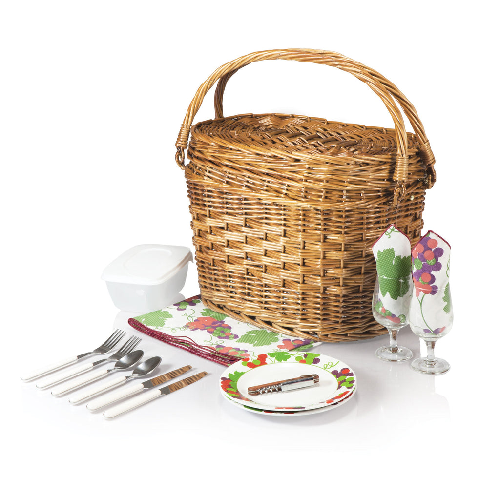 Romance Picnic Basket - Nouveau Grape | Premier Home & Gifts