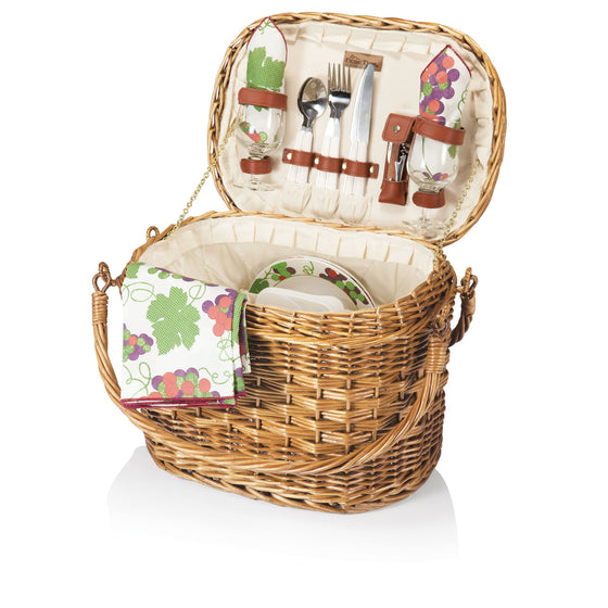 Romance Picnic Basket - Nouveau Grape | Premier Home & Gifts