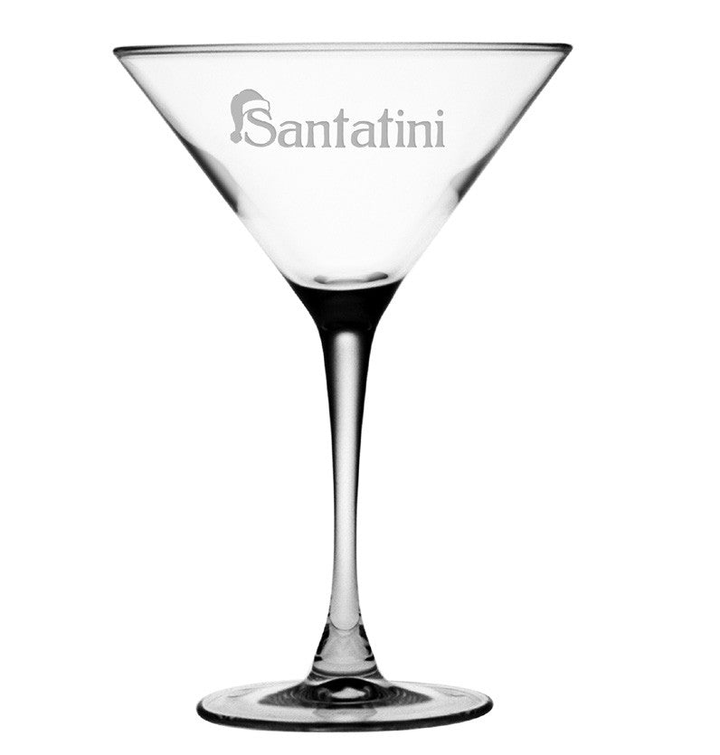 Santatini Martini Glasses ~ Set of 4