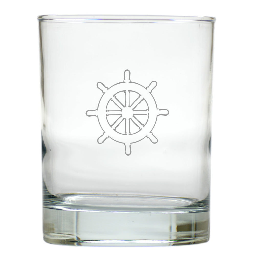 Ship's Wheel Double Old Fashioned Outdoor Glasses - Set of 4