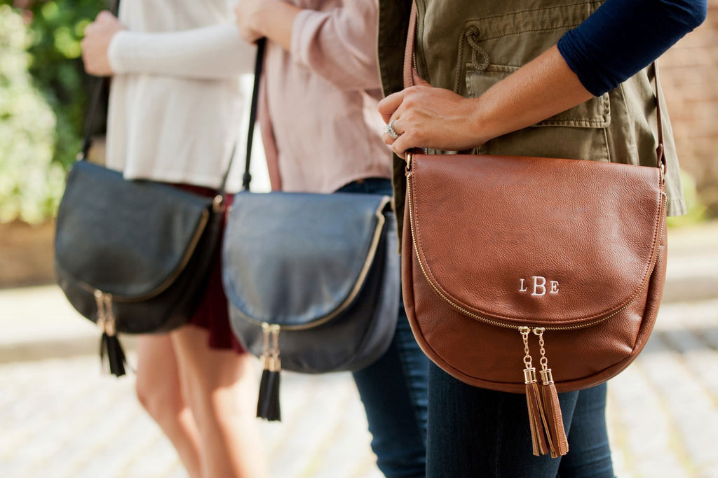 Sienna Tassel Crossbody Bag - Camel | Premier Home & Gifts