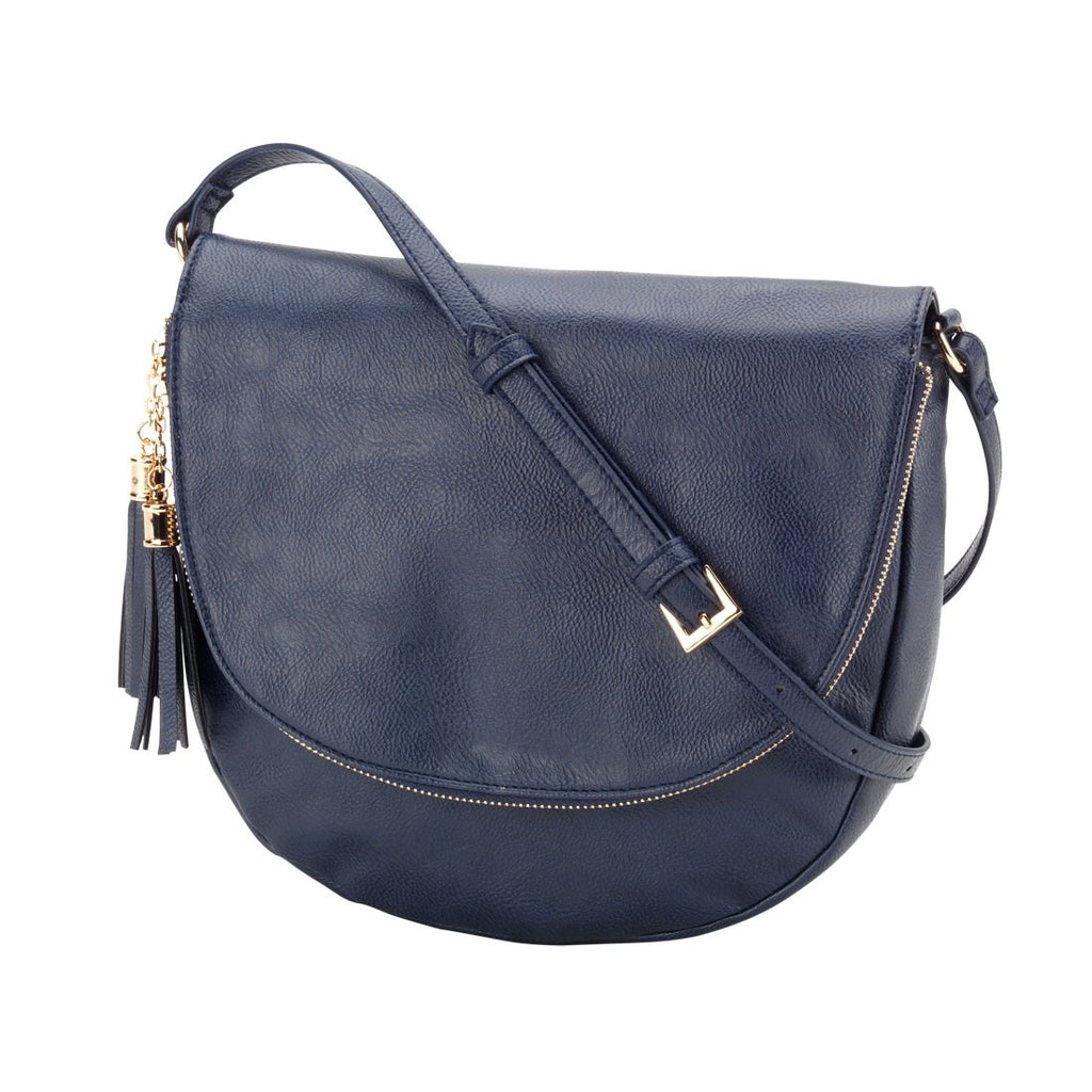 Sienna Tassel Crossbody Bag - Navy | Premier Home & Gifts