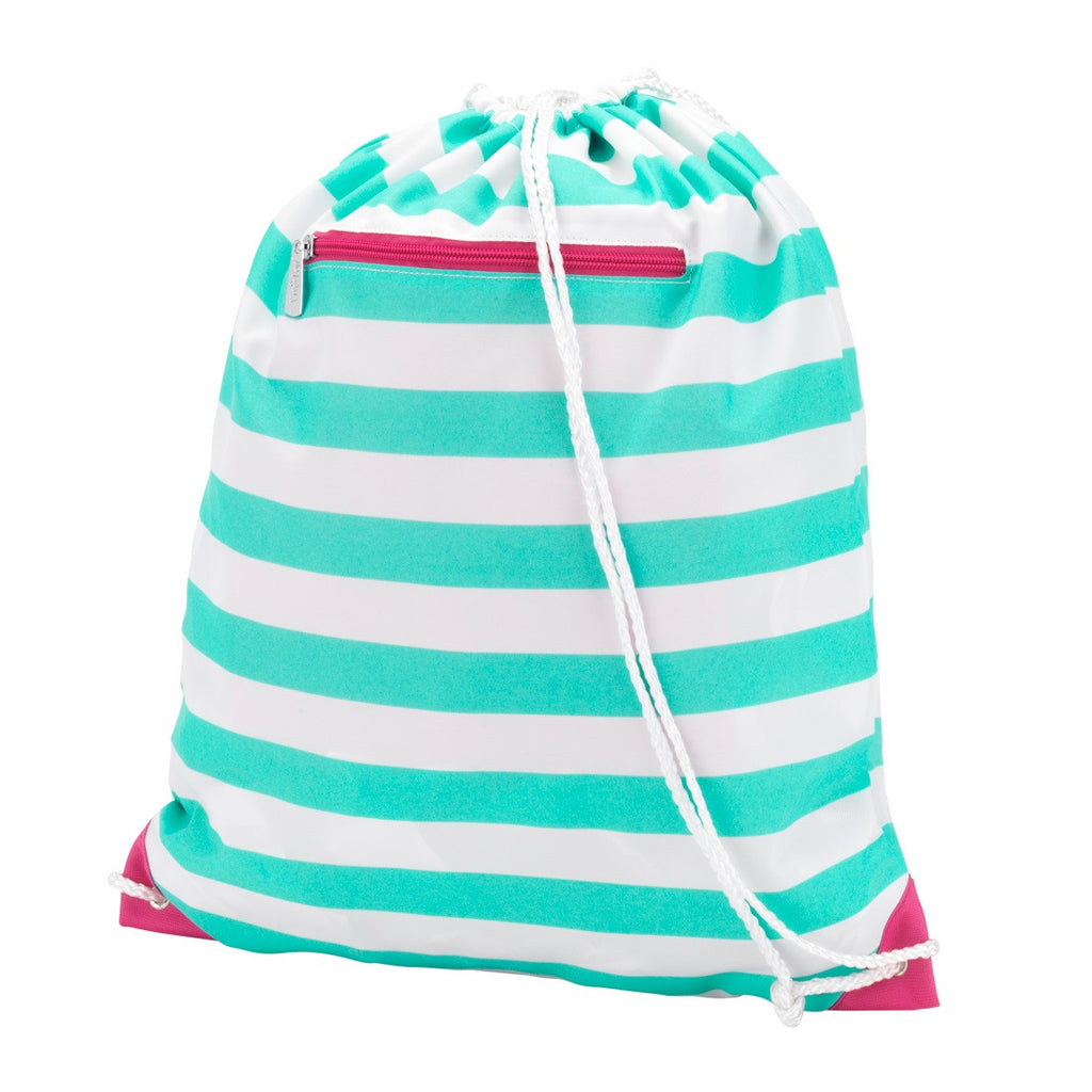 Skylar Stripe Personalized Gym Bag - Premier Home & Gifts