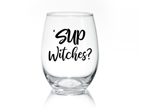 'Sup Witches Stemless Glass