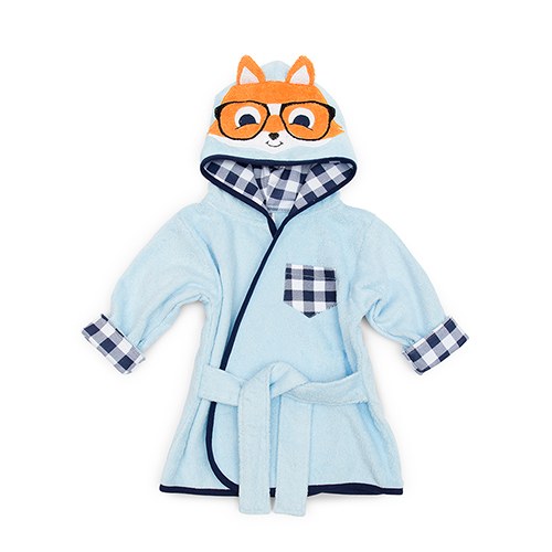 Fox Hooded Bathrobe - Personalized Gifts for Boys