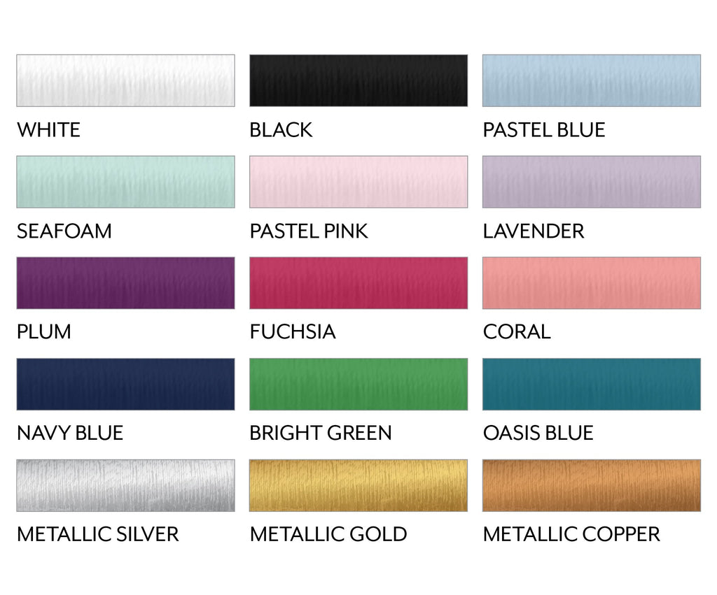 Thread Colors for Personalization