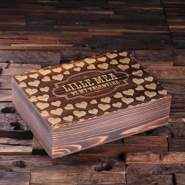 Valentine's Day Grand Gift Set in Wood Gift Box - Premier Home & Gifts