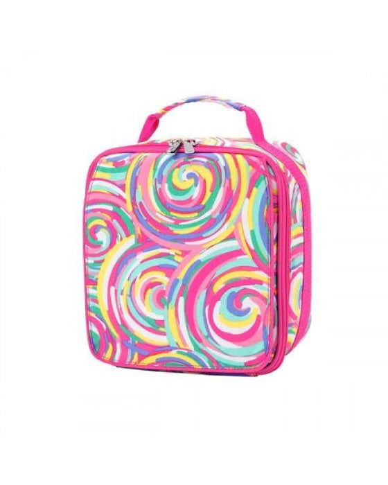 Swirls Personalized Lunch Bag