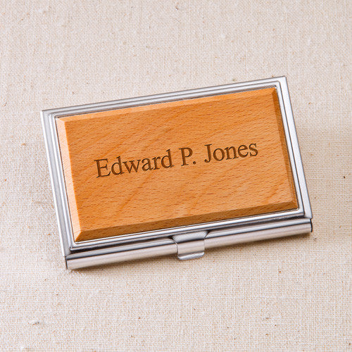 Wood Business Card Case