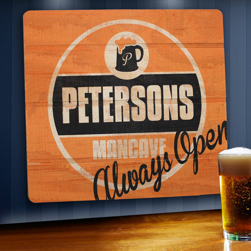 Wood Tavern & Bar Sign ~ Always Open