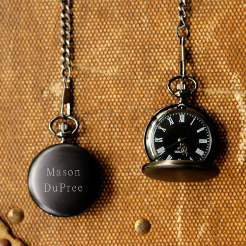 Midnight Pocket Watch - Personalized