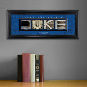Collegiate Framed Architecture Print in Wood Frame