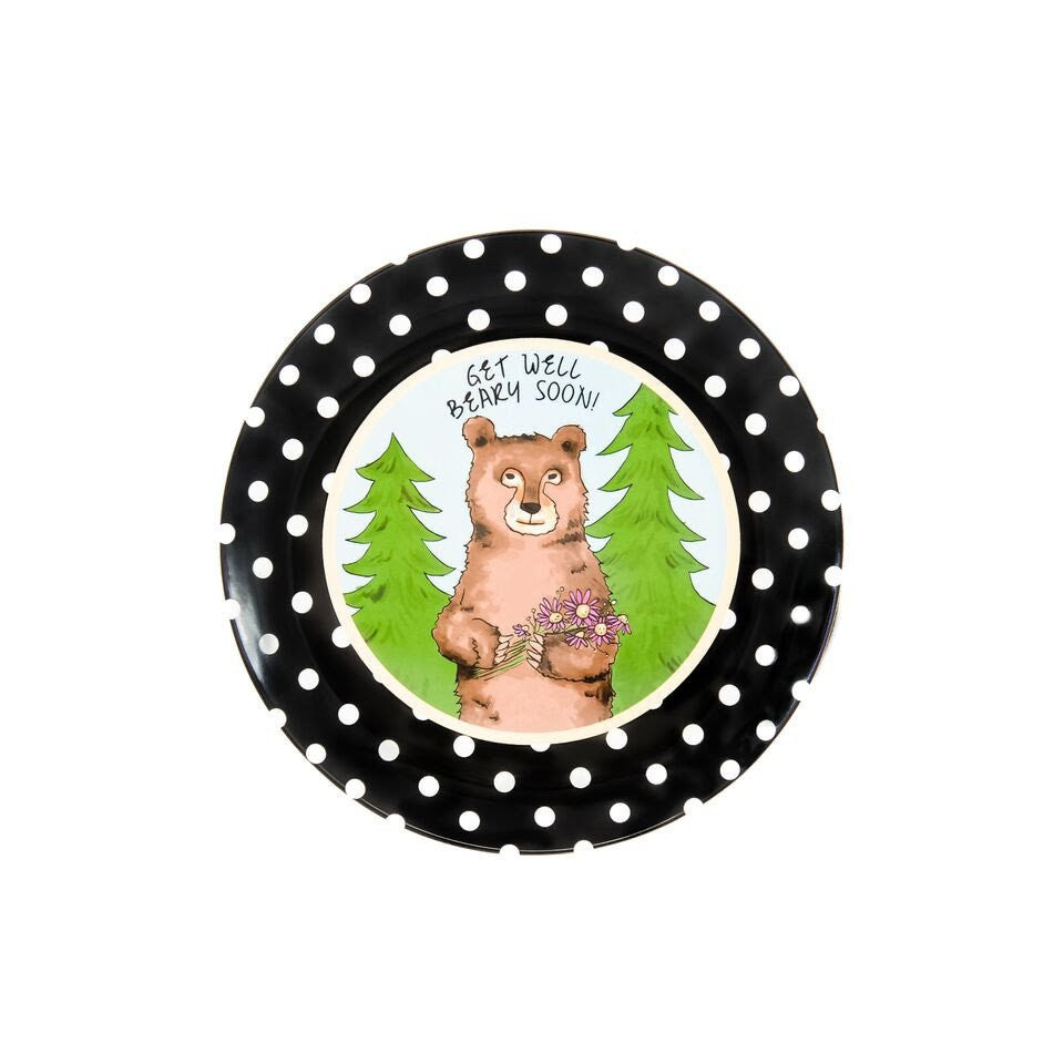 Get Well Beary Soon Commemorative Plate - Premier Home & Gifts