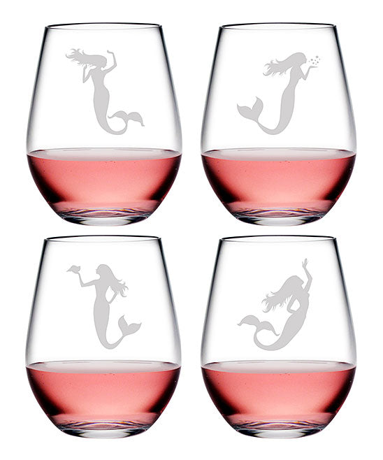 Mermaids Tritan™ Shatterproof Stemless Tumblers - Mermaid Gifts